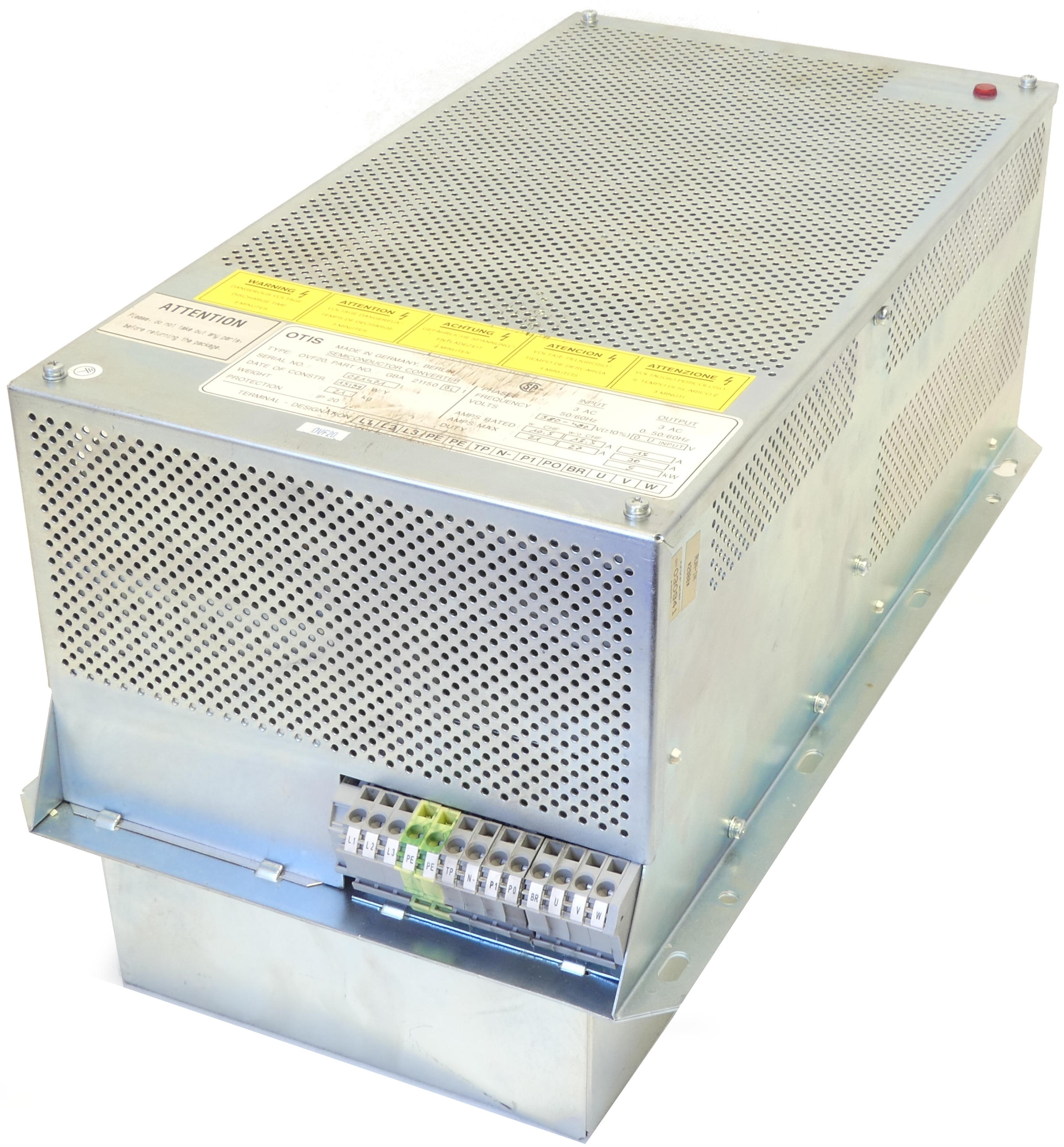 Variateur OVF20 15KW type AC