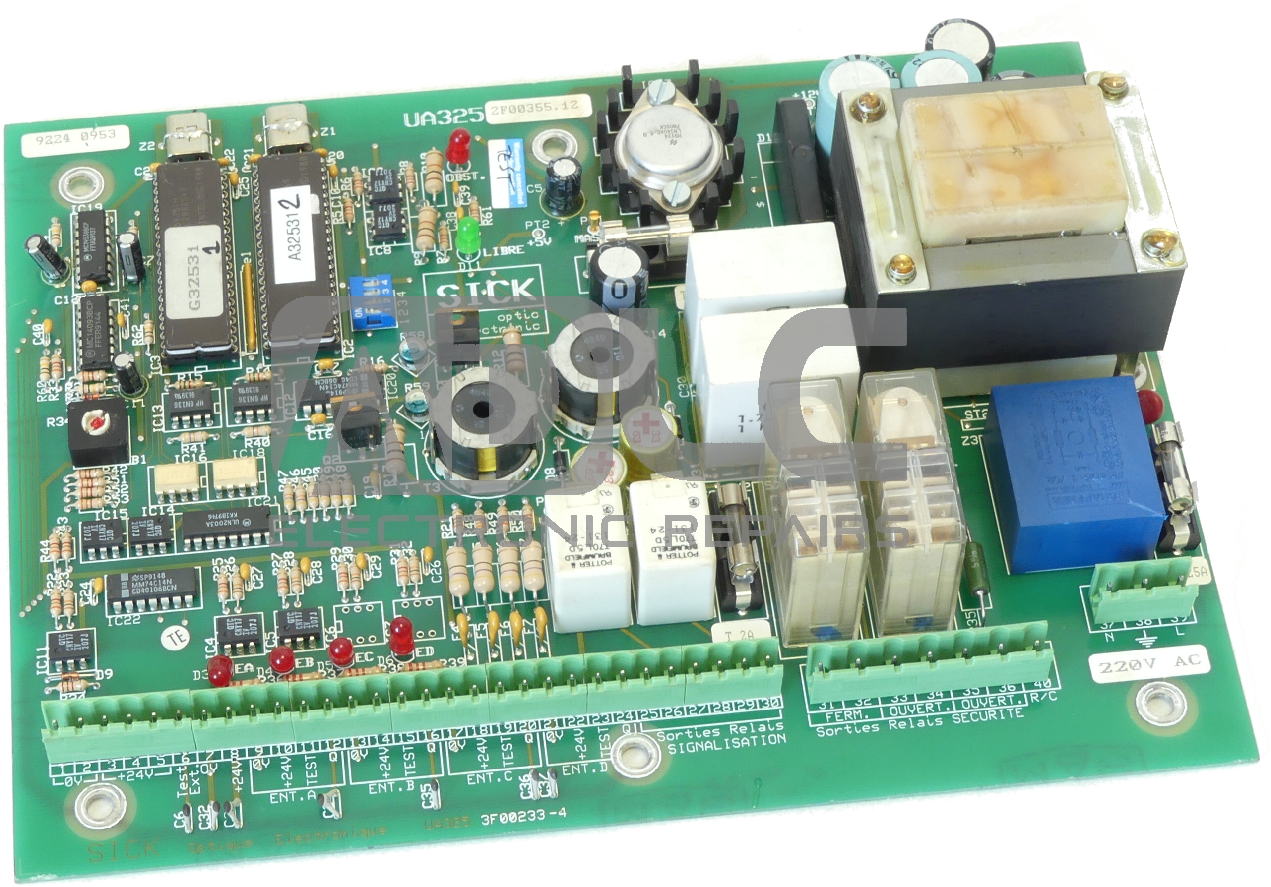 Carte UAS400 SICK (contrôle IR)