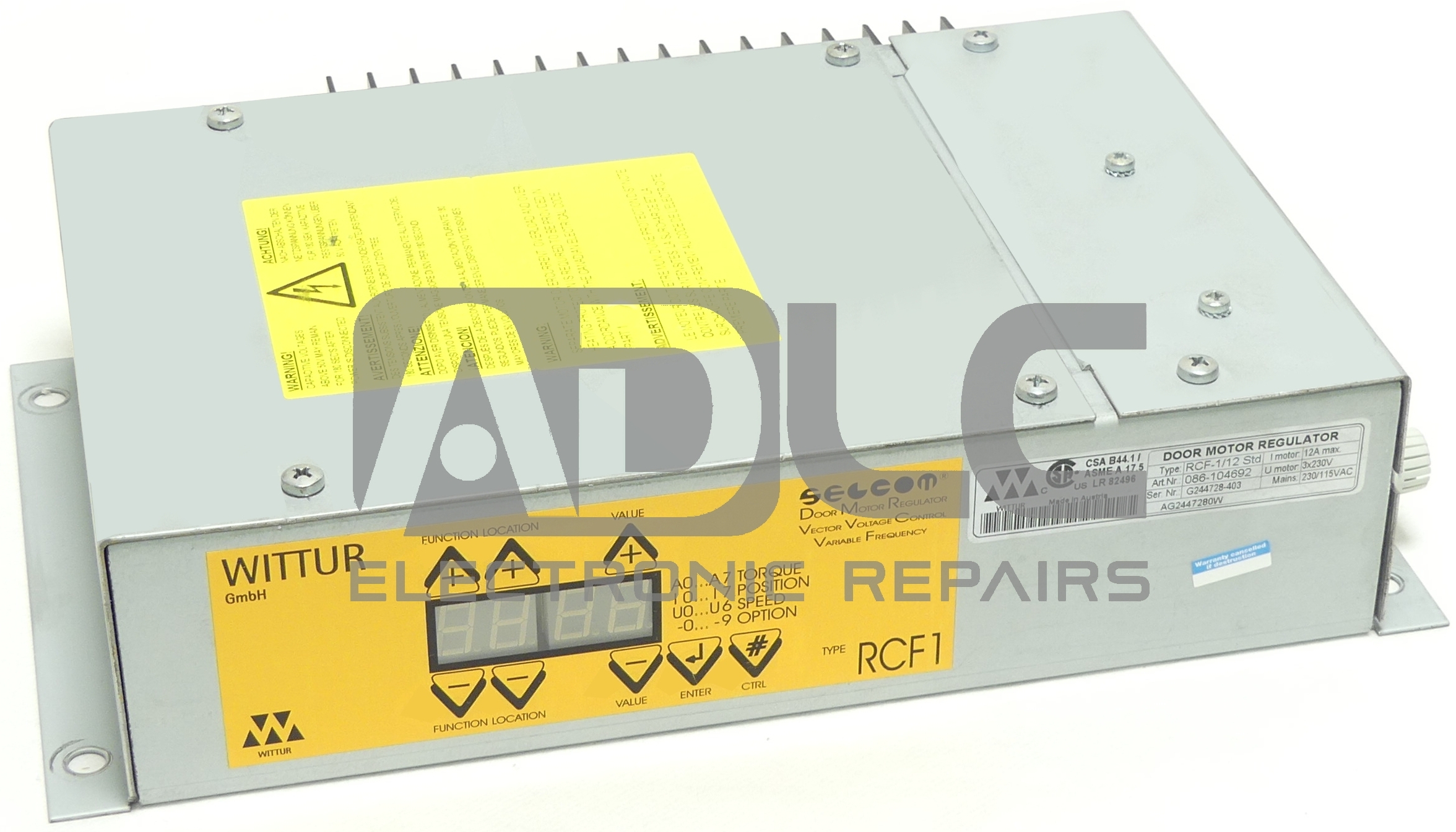 Opérateur de porte RCF 1/12 standard